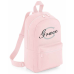 Personalised Mini Kids Script Backpack Boys Girls Name Toddler School Bag