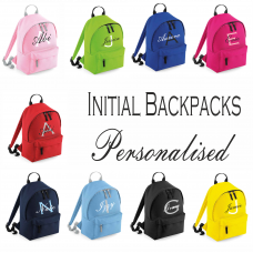 Personalised Mini Kids Script Backpack Boys Girls Name Toddler School Bag