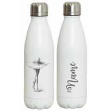 Chilli Style Bowling Double Walled 500mls Bottle En Pointe Pencil Drawn Ballerina