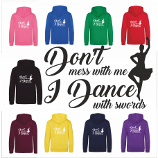 Highland Dancers Novelty Slogan Hoodie 