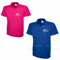 NHS Ride 4 Heroes Royal Blue / Hot PInk Polo Shirt 2021