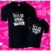 Here Comes Trouble Twinning Family T-Shirt Set