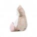 Personalised Embroidered Cream Plush Owl Teddy